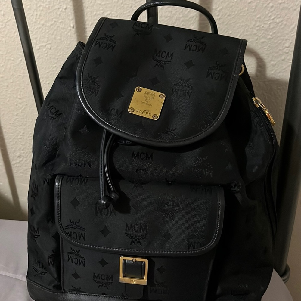MCM nylon backpack